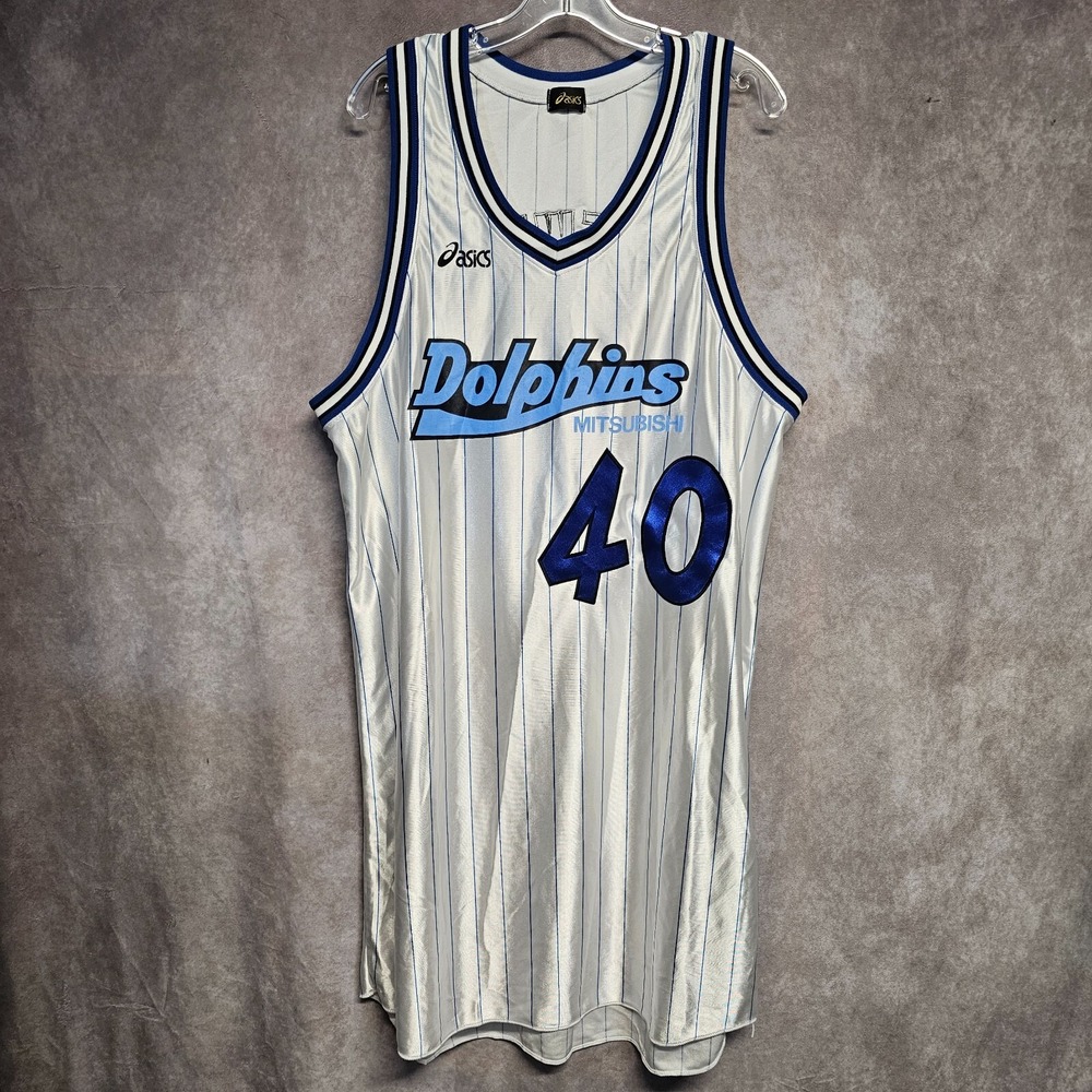 1996 Asics Mitsubishi Diamond Dolphins Larry Lewis 40 Game Worn Jersey 6XL Japan